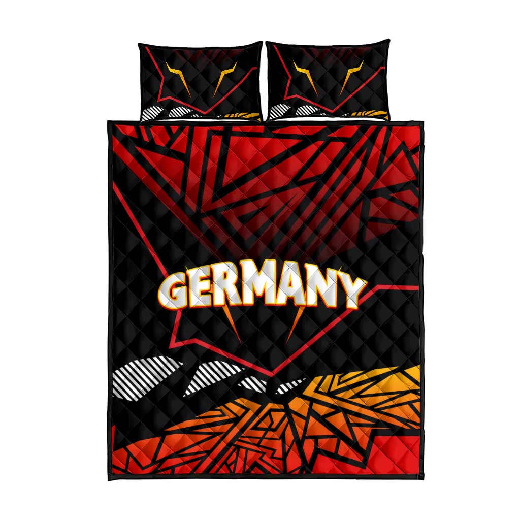 Forever Germany Quilt Bed Set Deutschland Eagle - Wonder Print Shop