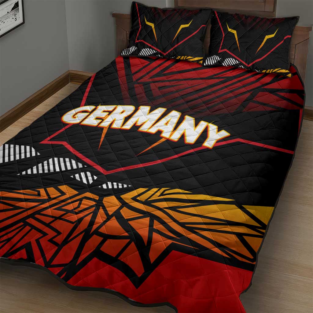 Forever Germany Quilt Bed Set Deutschland Eagle - Wonder Print Shop