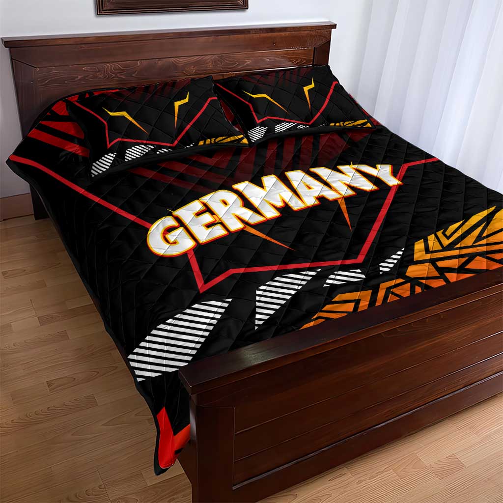Forever Germany Quilt Bed Set Deutschland Eagle - Wonder Print Shop
