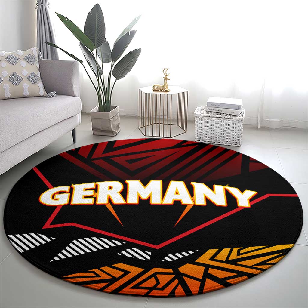 Forever Germany Round Carpet Deutschland Eagle