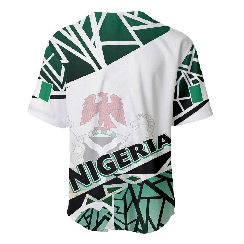 Forever Nigeria Baseball Jersey Nigerian Flag - Wonder Print Shop