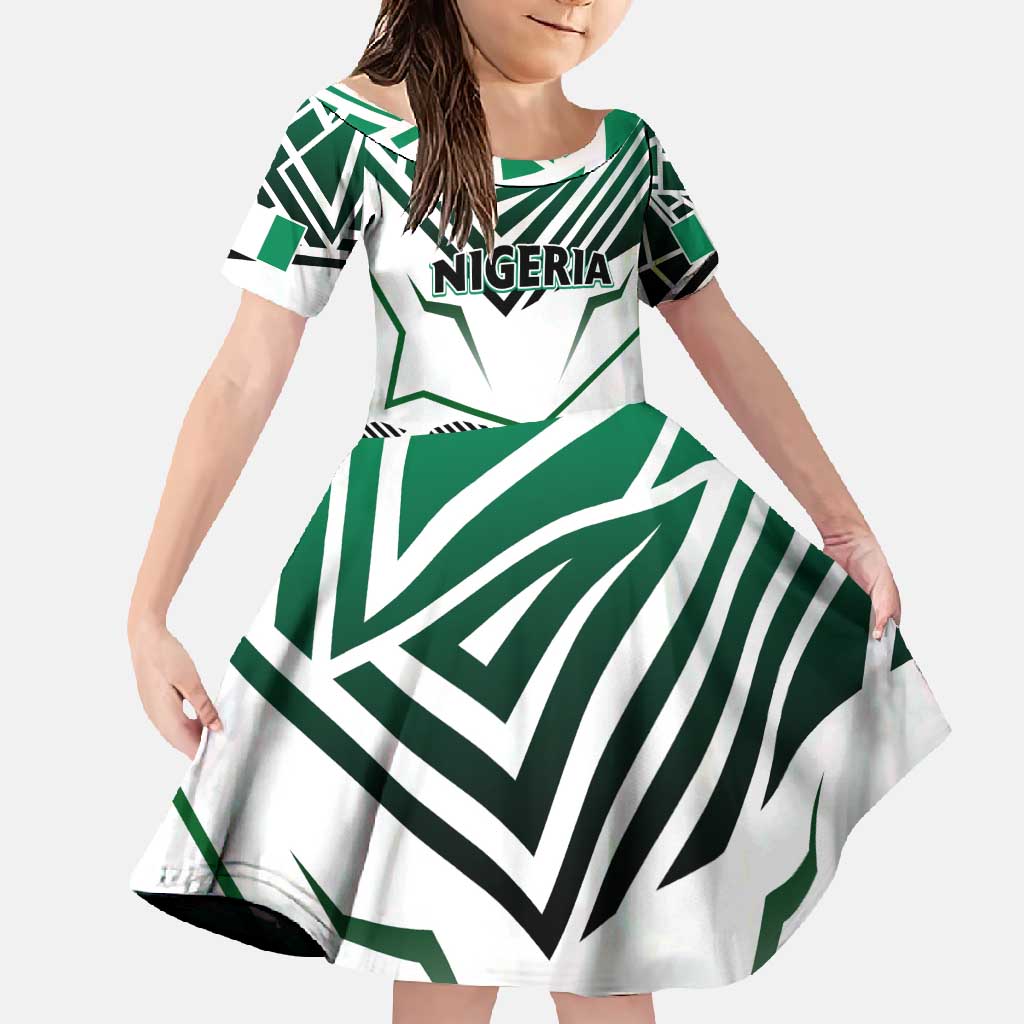 Forever Nigeria Family Matching Mermaid Dress and Hawaiian Shirt Nigerian Flag - Wonder Print Shop