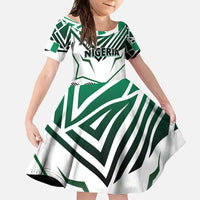 Forever Nigeria Family Matching Mermaid Dress and Hawaiian Shirt Nigerian Flag - Wonder Print Shop