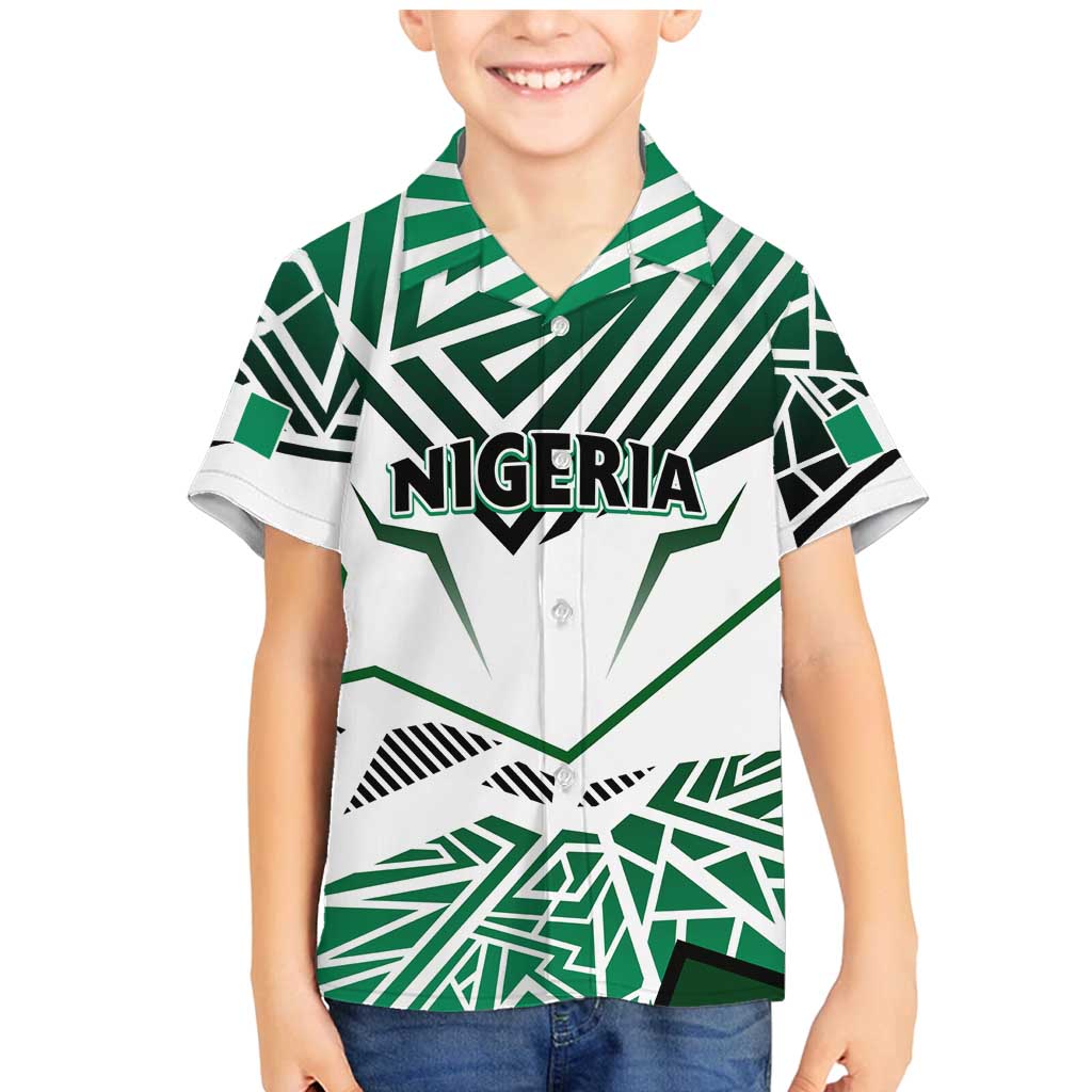 Forever Nigeria Family Matching Mermaid Dress and Hawaiian Shirt Nigerian Flag - Wonder Print Shop