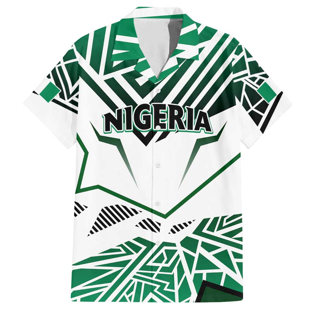 Forever Nigeria Family Matching Off Shoulder Maxi Dress and Hawaiian Shirt Nigerian Flag - Wonder Print Shop