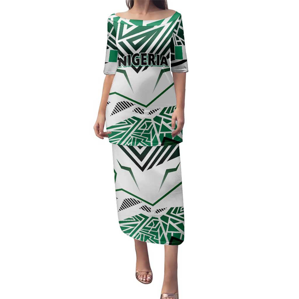 Forever Nigeria Family Matching Puletasi and Hawaiian Shirt Nigerian Flag - Wonder Print Shop