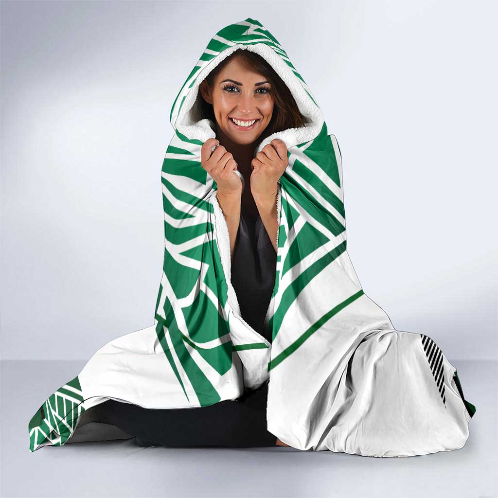 Forever Nigeria Hooded Blanket Nigerian Flag