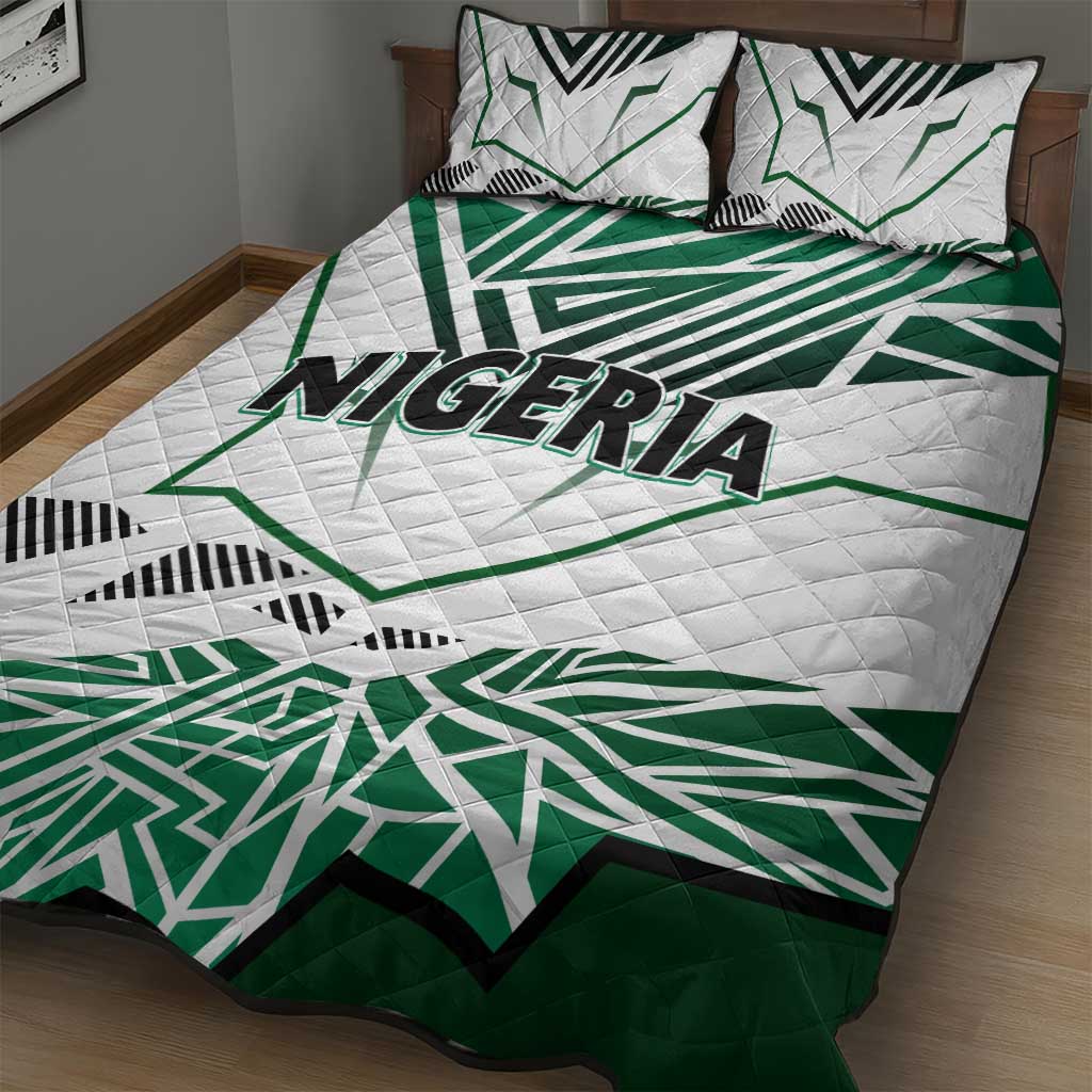 Forever Nigeria Quilt Bed Set Nigerian Flag - Wonder Print Shop