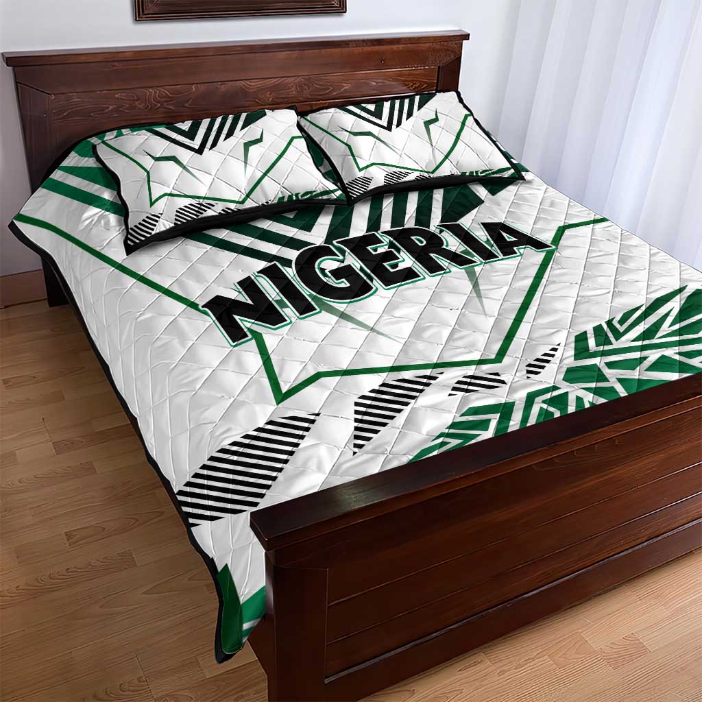 Forever Nigeria Quilt Bed Set Nigerian Flag - Wonder Print Shop
