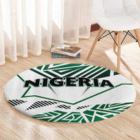 Forever Nigeria Round Carpet Nigerian Flag