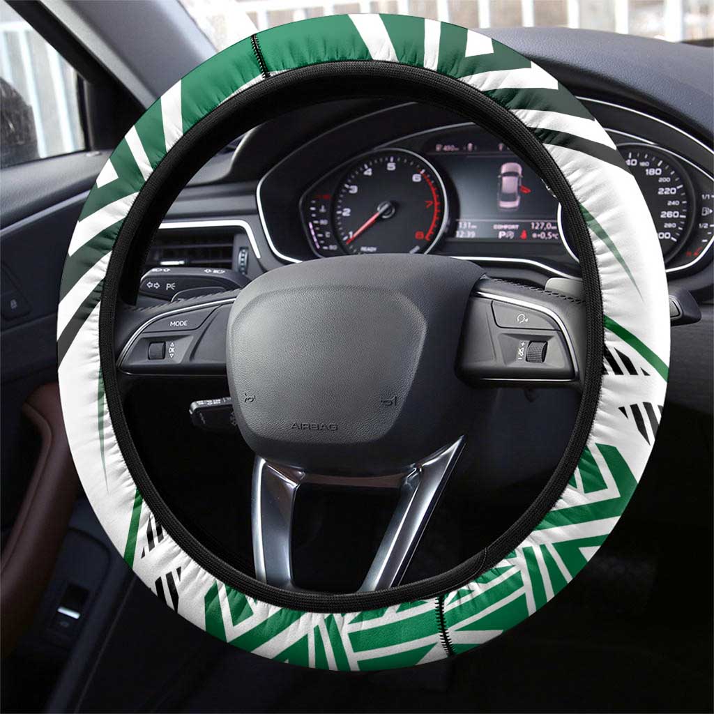 Forever Nigeria Steering Wheel Cover Nigerian Flag - Wonder Print Shop