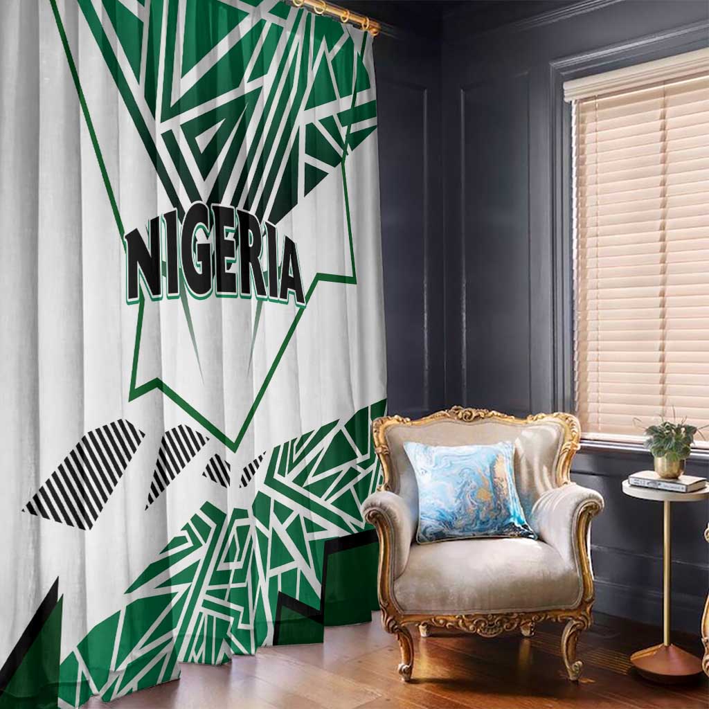 Forever Nigeria Window Curtain Nigerian Flag - Wonder Print Shop