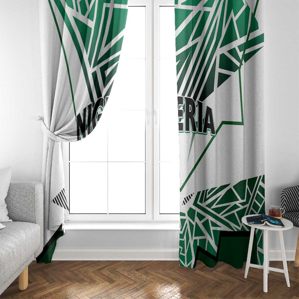 Forever Nigeria Window Curtain Nigerian Flag - Wonder Print Shop