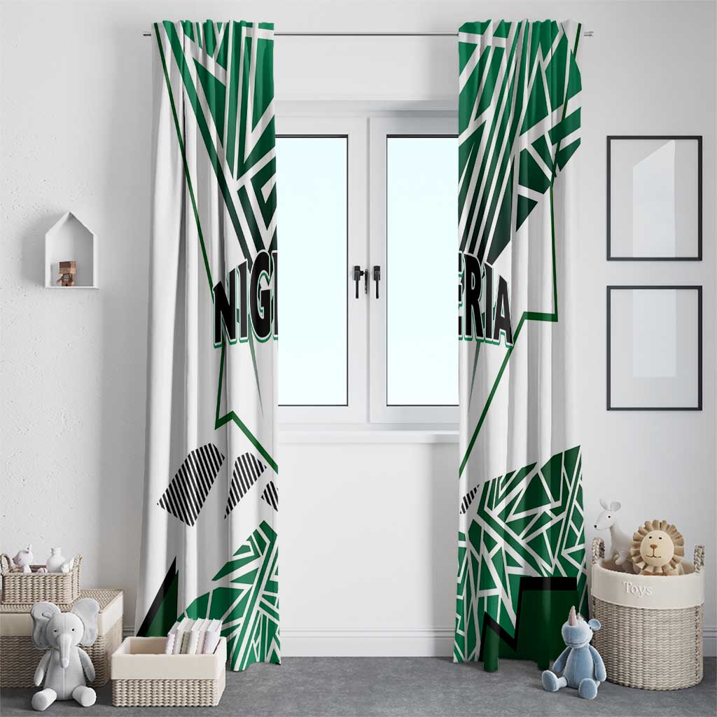 Forever Nigeria Window Curtain Nigerian Flag - Wonder Print Shop