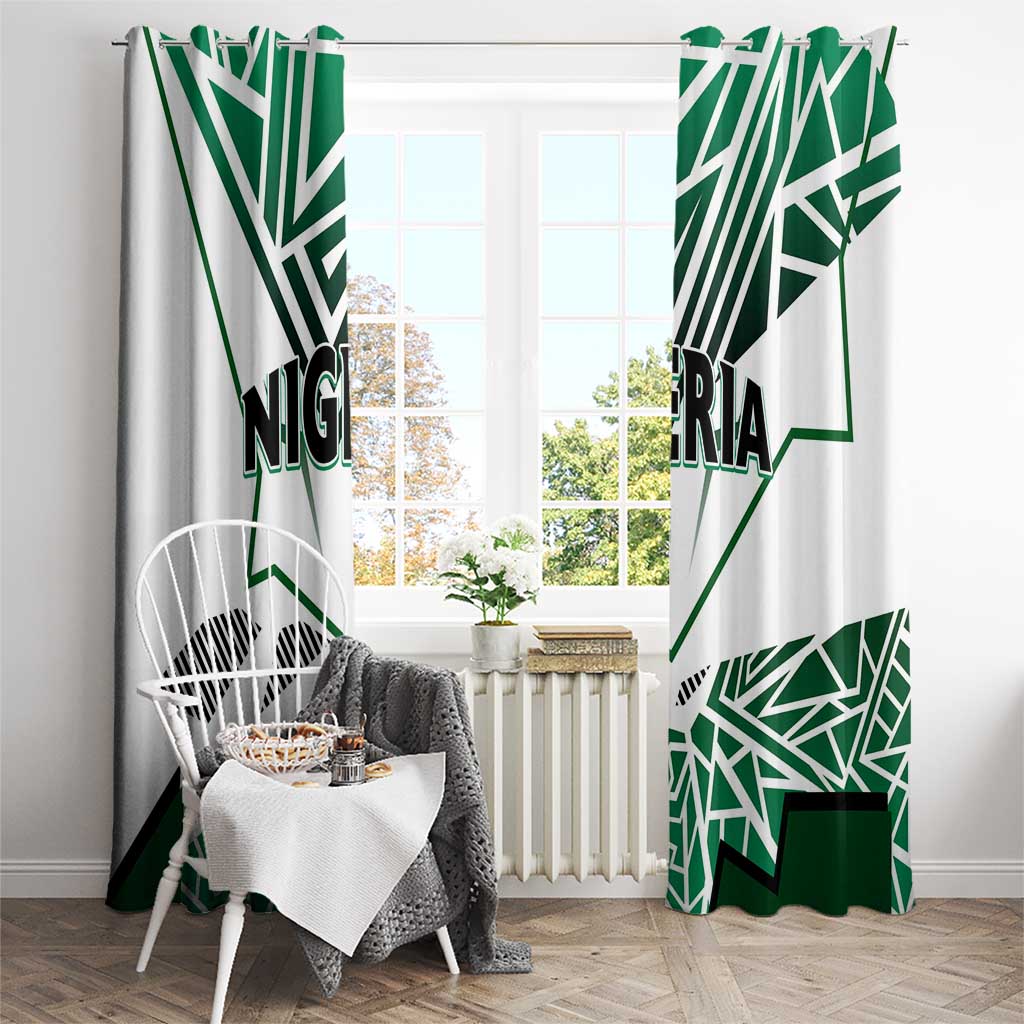 Forever Nigeria Window Curtain Nigerian Flag - Wonder Print Shop