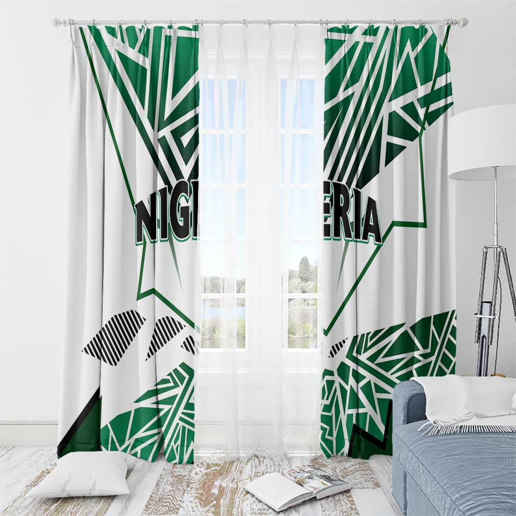 Forever Nigeria Window Curtain Nigerian Flag - Wonder Print Shop