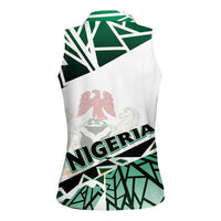 Forever Nigeria Women Sleeveless Polo Shirt Nigerian Flag - Wonder Print Shop