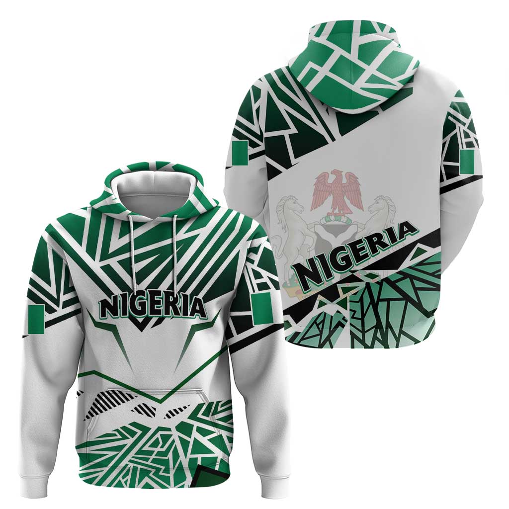 Forever Nigeria Zip Hoodie Nigerian Flag - Wonder Print Shop