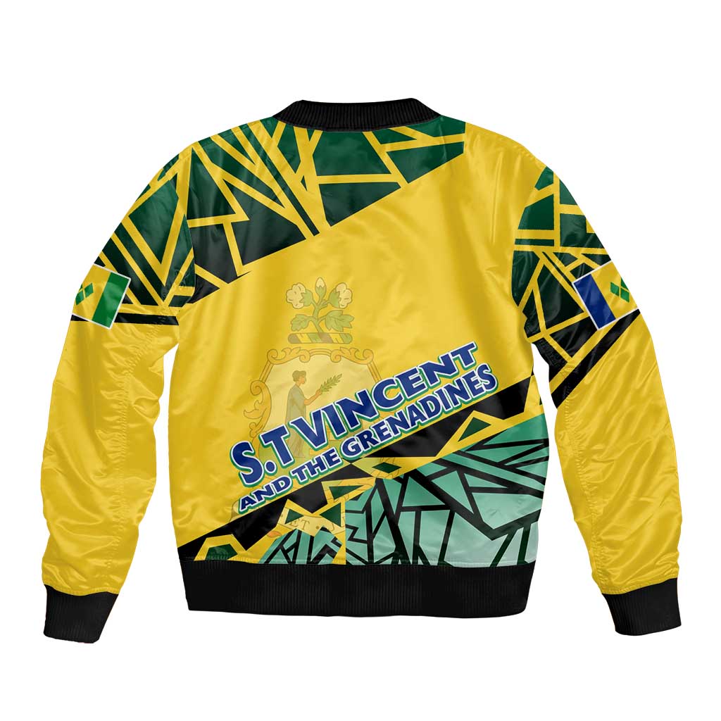Forever Saint Vincent and the Grenadines Bomber Jacket Peace and Justice - Wonder Print Shop