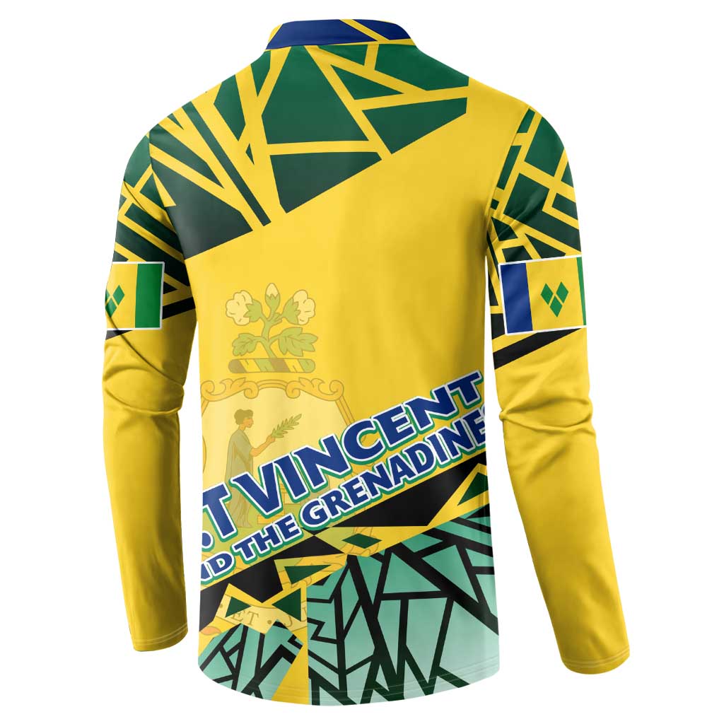 Forever Saint Vincent and the Grenadines Button Sweatshirt Peace and Justice - Wonder Print Shop