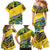 Forever Saint Vincent and the Grenadines Family Matching Mermaid Dress and Hawaiian Shirt Peace and Justice - Wonder Print Shop