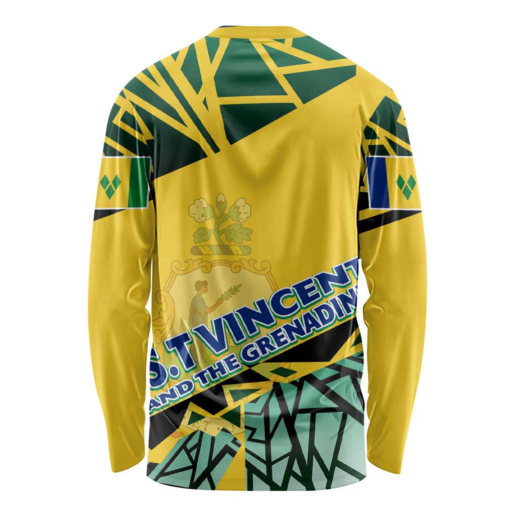 Forever Saint Vincent and the Grenadines Long Sleeve Shirt Peace and Justice - Wonder Print Shop