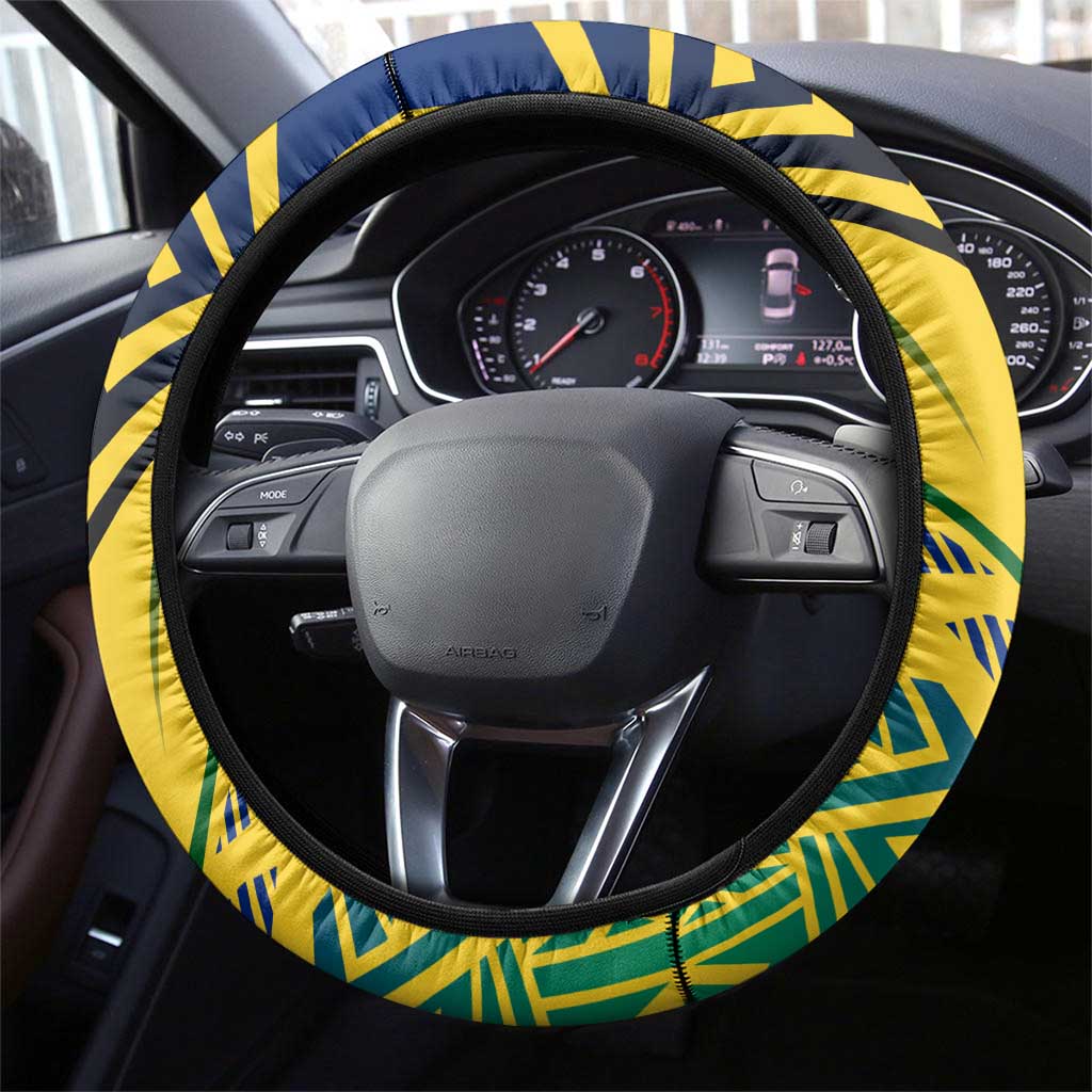 Forever Saint Vincent and the Grenadines Steering Wheel Cover Peace and Justice - Wonder Print Shop