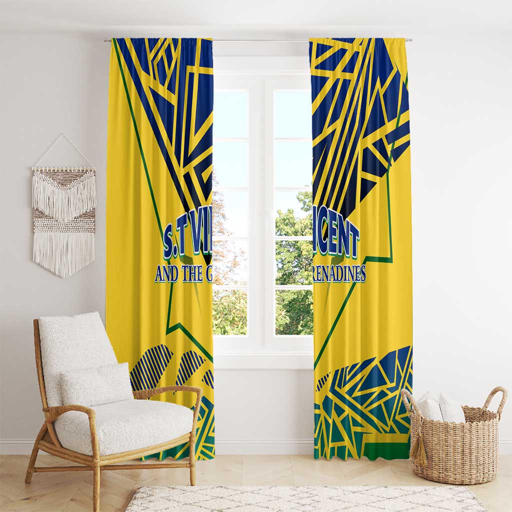 Forever Saint Vincent and the Grenadines Window Curtain Peace and Justice - Wonder Print Shop