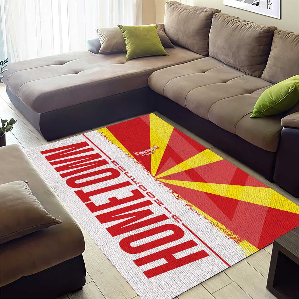 Hometown Macedonia Area Rug Flag and Map - Wonder Print Shop