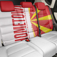 Hometown Macedonia Back Car Seat Cover Flag and Map - Wonder Print Shop