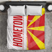 Hometown Macedonia Bedding Set Flag and Map - Wonder Print Shop