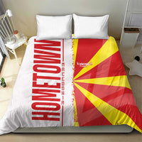 Hometown Macedonia Bedding Set Flag and Map - Wonder Print Shop