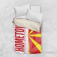 Hometown Macedonia Bedding Set Flag and Map - Wonder Print Shop