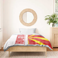 Hometown Macedonia Bedding Set Flag and Map - Wonder Print Shop