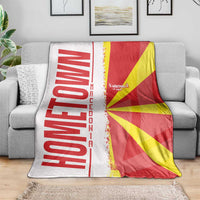 Hometown Macedonia Blanket Flag and Map