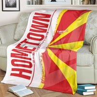 Hometown Macedonia Blanket Flag and Map