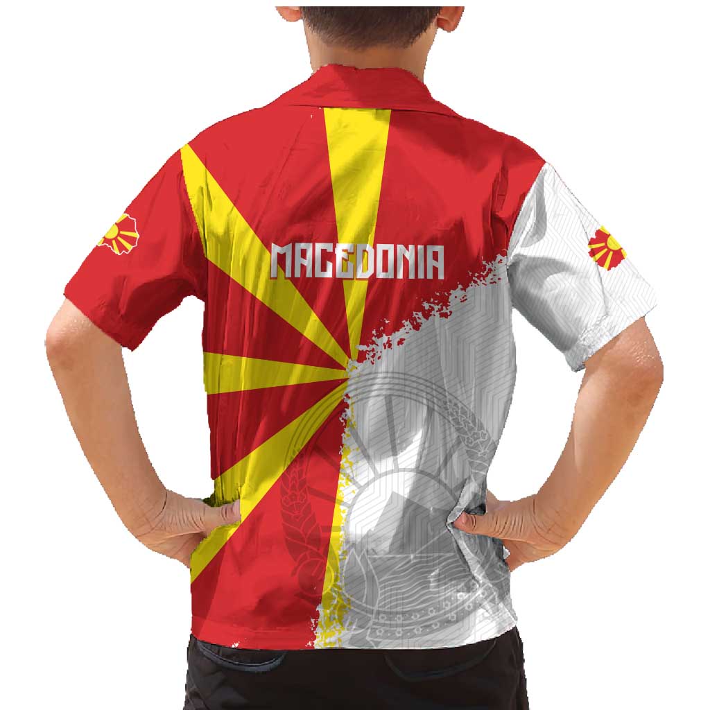 Hometown Macedonia Family Matching Mermaid Dress and Hawaiian Shirt Flag and Map - Wonder Print Shop