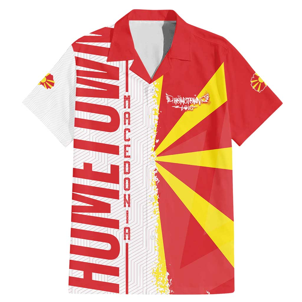 Hometown Macedonia Family Matching Mermaid Dress and Hawaiian Shirt Flag and Map - Wonder Print Shop