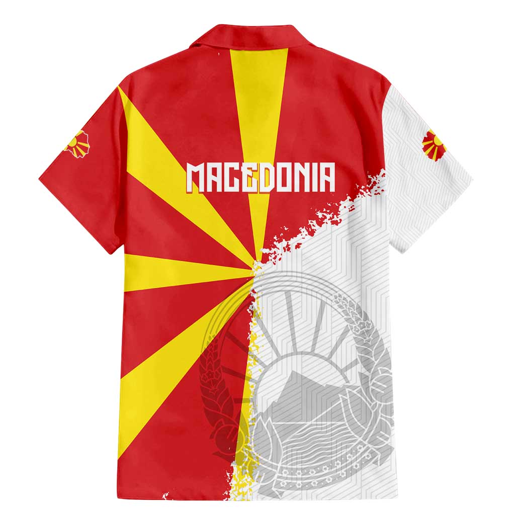 Hometown Macedonia Family Matching Mermaid Dress and Hawaiian Shirt Flag and Map - Wonder Print Shop