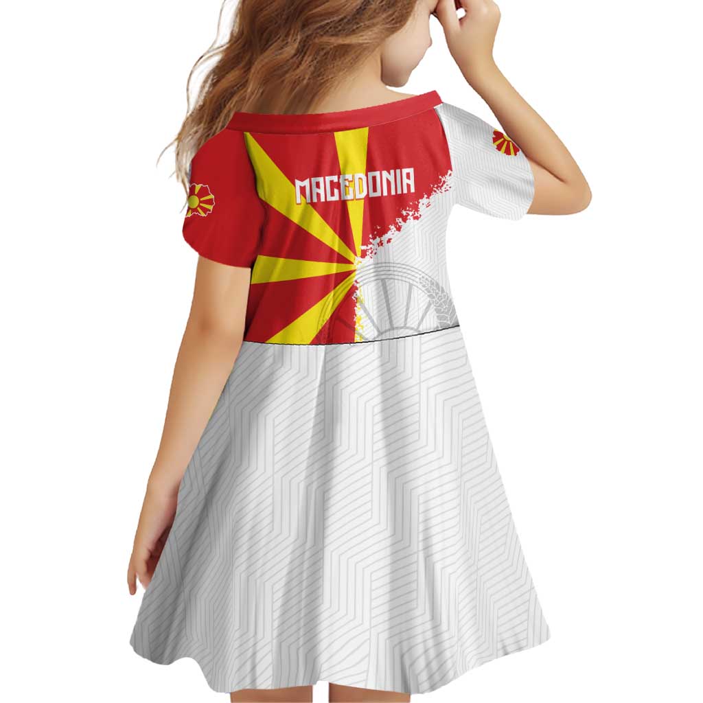 Hometown Macedonia Family Matching Off Shoulder Short Dress and Hawaiian Shirt Flag and Map - Wonder Print Shop