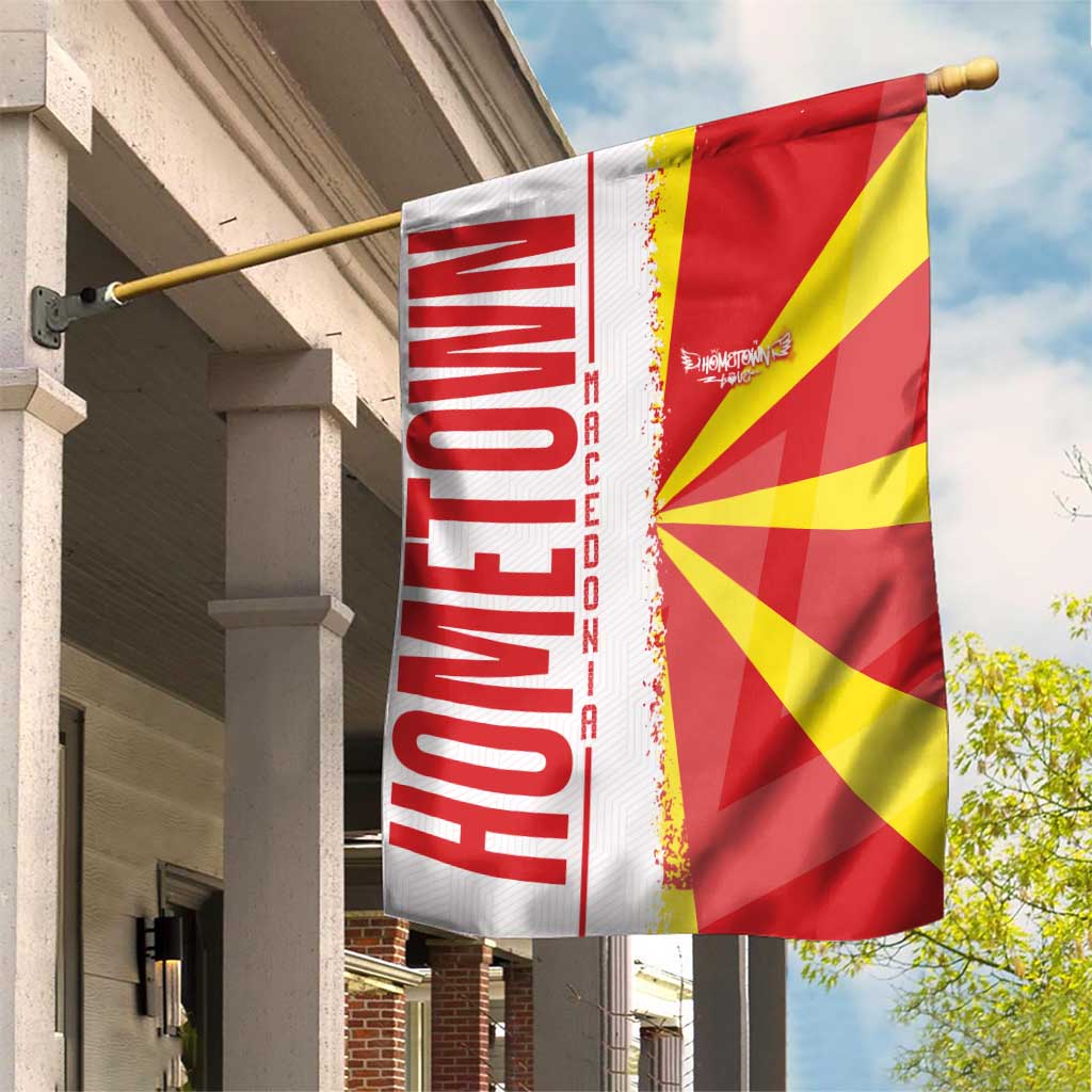 Hometown Macedonia Garden Flag Flag and Map - Wonder Print Shop