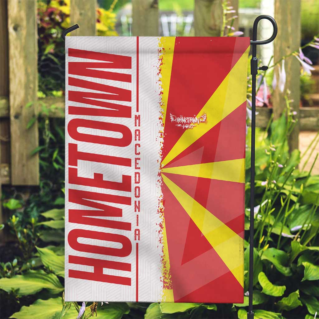 Hometown Macedonia Garden Flag Flag and Map - Wonder Print Shop