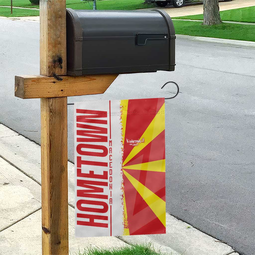 Hometown Macedonia Garden Flag Flag and Map - Wonder Print Shop