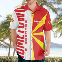 Hometown Macedonia Hawaiian Shirt Flag and Map - Wonder Print Shop