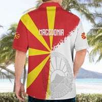 Hometown Macedonia Hawaiian Shirt Flag and Map - Wonder Print Shop