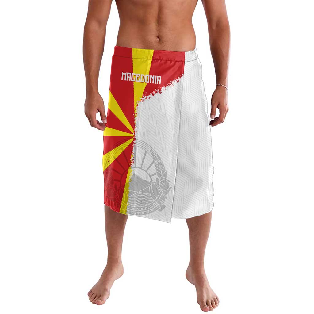 Hometown Macedonia Lavalava Flag and Map - Wonder Print Shop