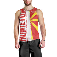 Hometown Macedonia Men Tank Top Flag and Map - Wonder Print Shop