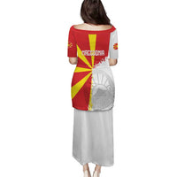 Hometown Macedonia Puletasi Flag and Map - Wonder Print Shop