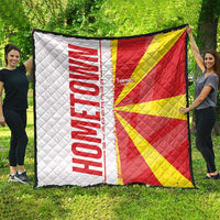 Hometown Macedonia Quilt Flag and Map - Wonder Print Shop