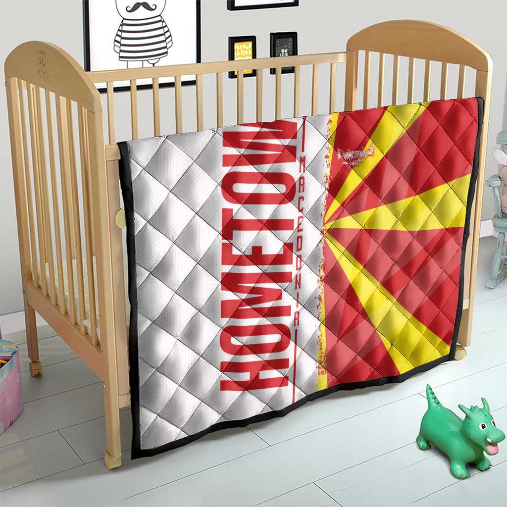 Hometown Macedonia Quilt Flag and Map - Wonder Print Shop